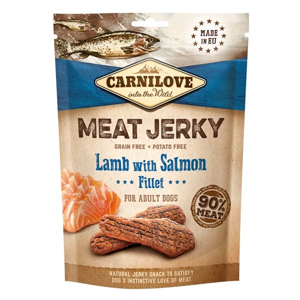 Carnilove Jerky Lamb with Salmon Fillet, 100 g 1 Carnilove Jerky Lamb with Salmon Fillet, 100 g