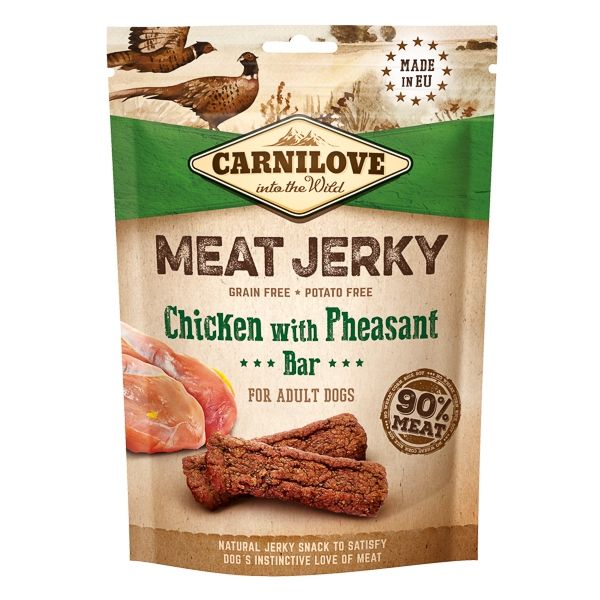Carnilove Jerky Chicken with Pheasant Bar, 100 g 1 Carnilove Jerky Chicken with Pheasant Bar, 100 g