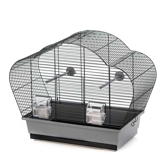Colivie Beta, 56.5x28x44.5 cm, Gri/ Negru, 493/120
