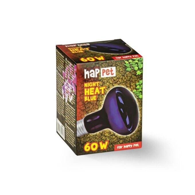Happet, Bec Albastru pentru Terariu, Caldura Nocturna, 60W
