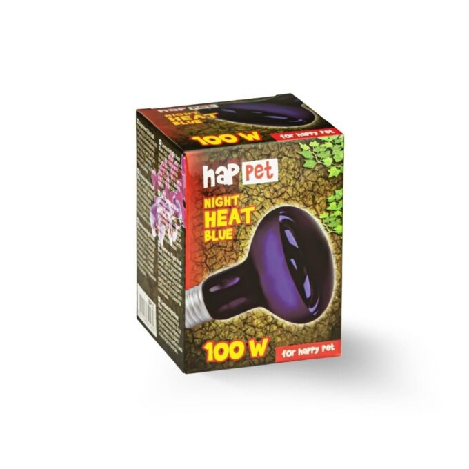 Happet, Bec Albastru pentru Terariu, Caldura Nocturna, 100W