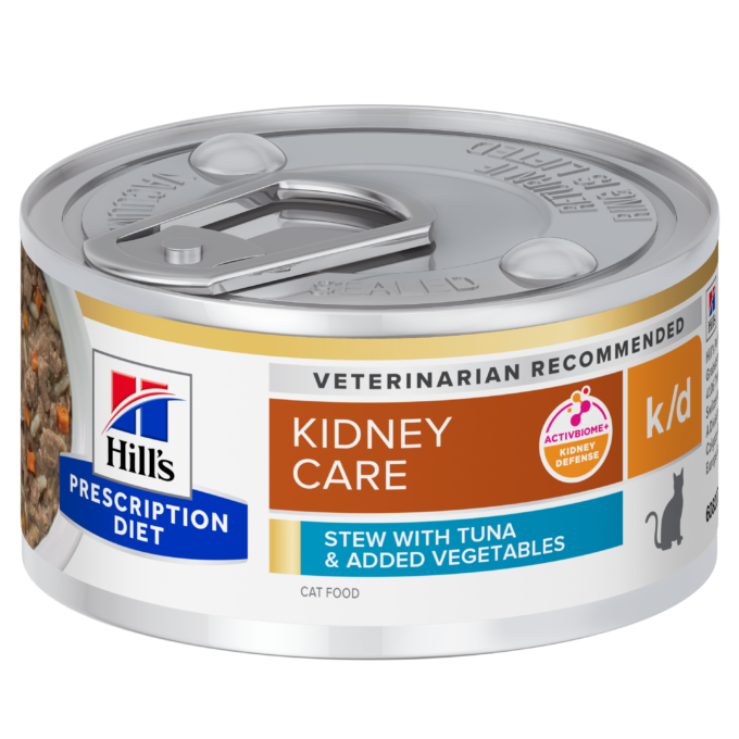 Hill's Prescription Diet Feline Kidney Care Stew Tuna & Vegetables, 82 g
