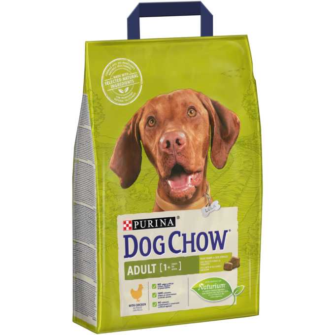 DOG CHOW Adult, Talie Medie, Pui, 2.5 kg