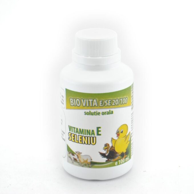 Supliment hrana animale de ferma, Bio-Vita E/Se, 100 ml