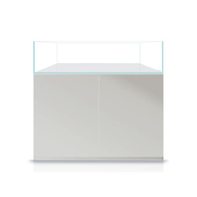 Acvariu 183 litri cu stand Blau Cubic Experience set 122 White