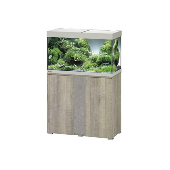 Acvariu cu Stand Eheim vivaline LED 126 gri stejar