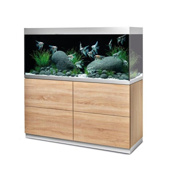 Acvariu cu stand Oase HighLine optiwhite 400 stejar