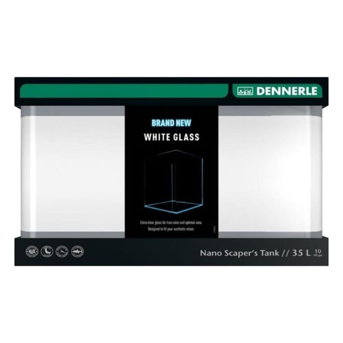 Acvariu Dennerle Nano Cube White Glass 35 L
