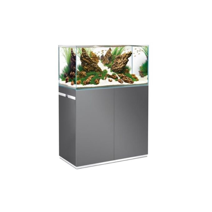 Acvariu sticla ultra clara cu stand ScaperLine 90 grey Set