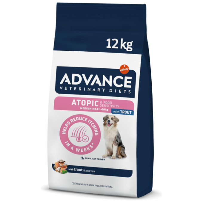 Advance Dog Atopic medium-maxi - pastrav 12 kg