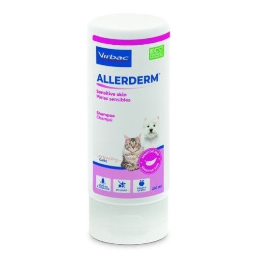Sampon pentru piele sensibila, Allerderm, 250 ml 1 Sampon pentru piele sensibila, Allerderm, 250 ml