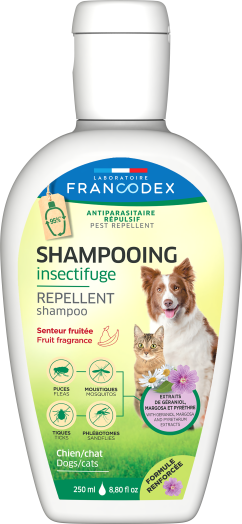 Francodex, Sampon Antiparazitar Repelent Dog/ Cat Fruit, 250 ml