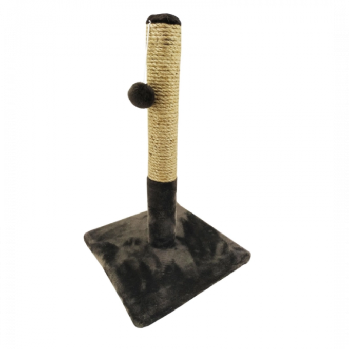 Ansamblu de joaca pentru pisici tip coloana pe suport Ciocolata 50 x 30 cm