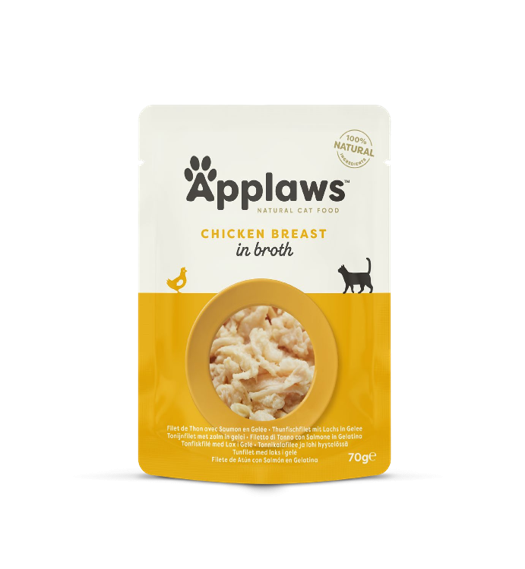 Applaws Chicken Breast in Broth, plic, 70 g