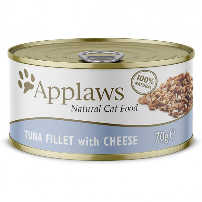 Applaws, conserva hrana umeda pisici cu ton si branza, (in supa), 156g