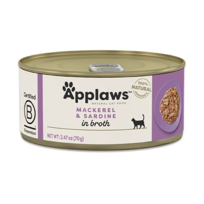 Applaws Mackerel with Sardines, conserva, 70 g