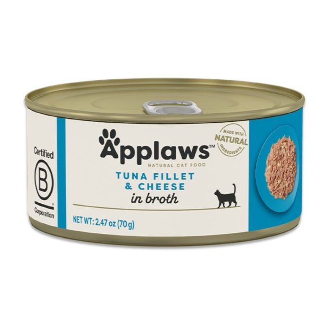 Applaws Tuna Fillet with Cheese, conserva, 70 g