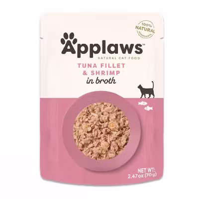Applaws Tuna Fillet with Shrimp, plic, 70 g