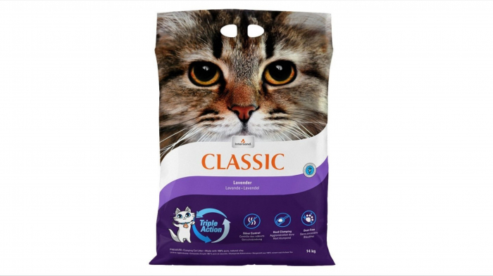 Nisip igienic, Intersand Classic Lavanda, 14 kg 1 Nisip igienic, Intersand Classic Lavanda, 14 kg