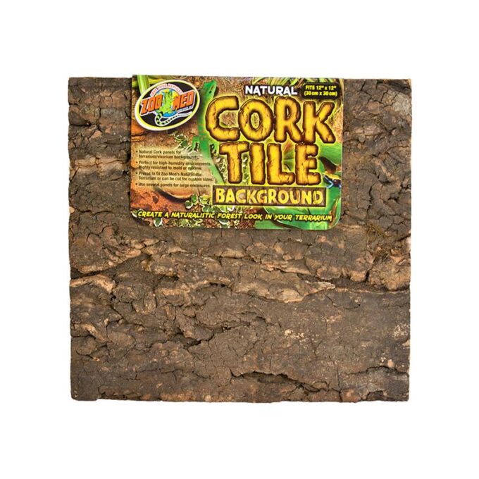 Background natural Zoo Med Natural Cork Tile 45x61 cm