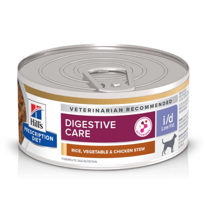 Hill's Prescription Diet Canine I/D Low Fat Chicken & Vegetables Stew, 156 g