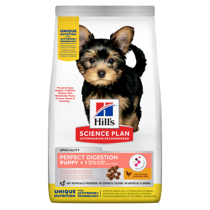 Hrana uscata caini, Hill's Science Plan Canine Puppy S&M Perfect Digestion, 3 kg
