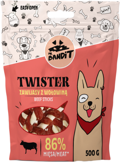 Mr. Bandit Twister, Vita, 500 g