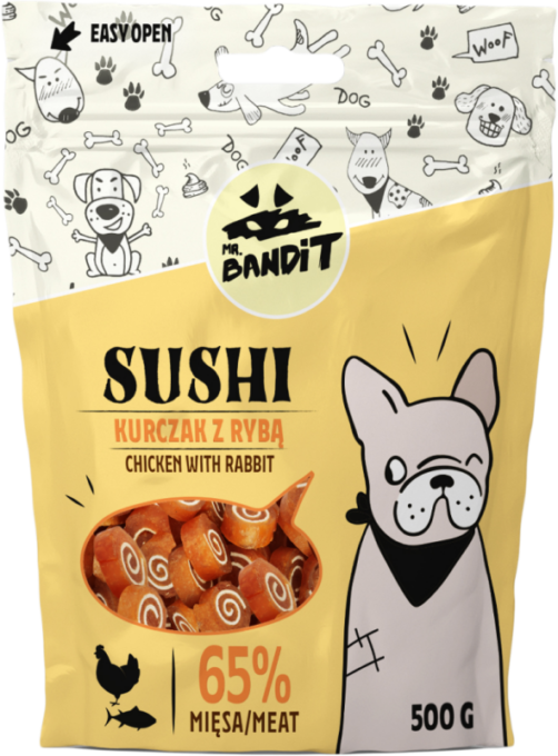 Mr. Bandit Sushi, Pui Si Peste, 500 g