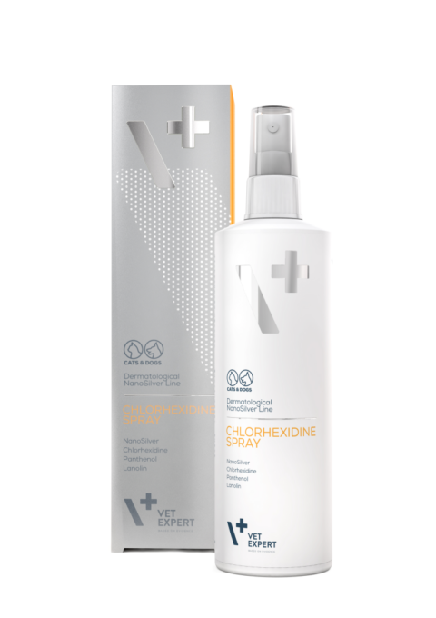 Spray Nanosilver VetExpert Clorhexidina 4%, 100 ml