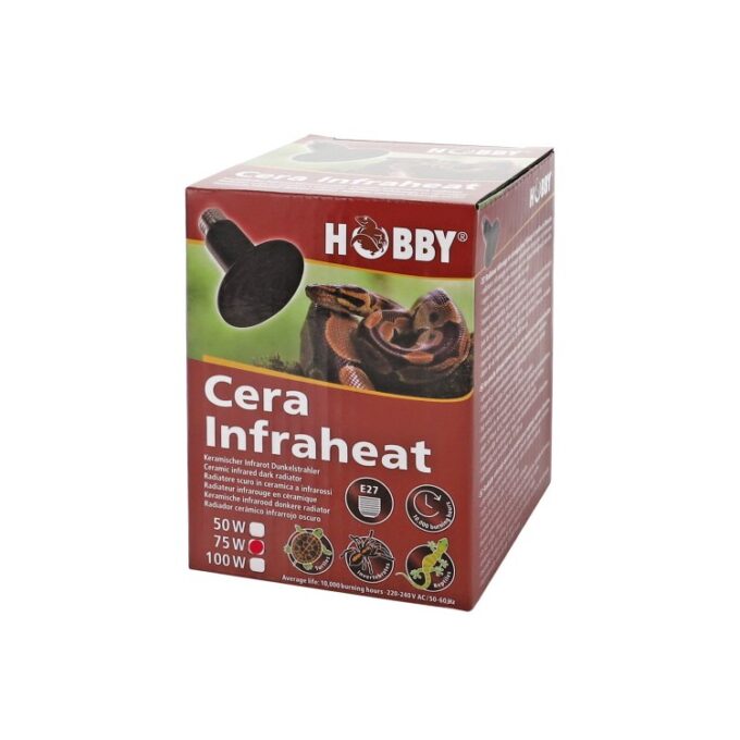 Bec de incalzire cu infrarosu Ceramic Hobby Cera Infraheat 75W
