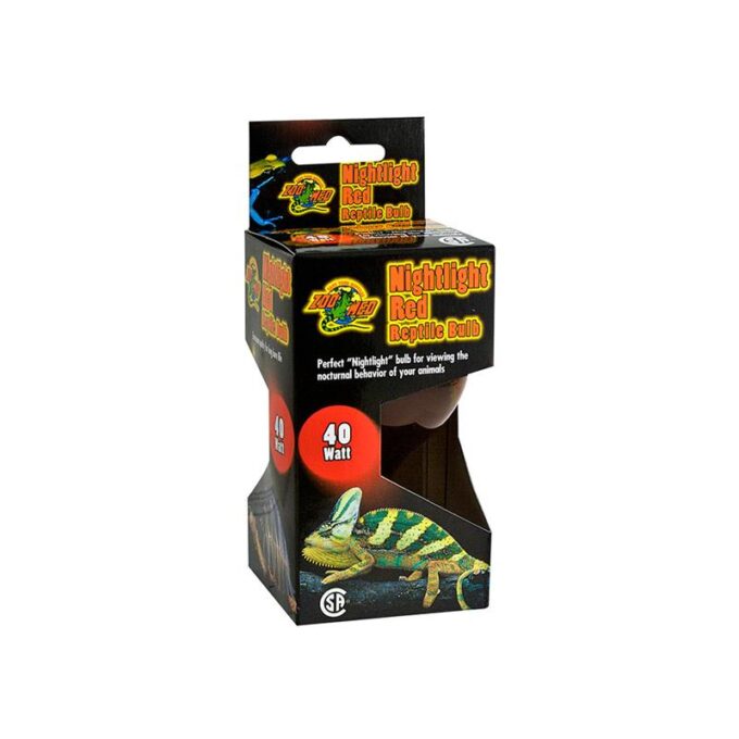 Bec incalzire Zoo Med Nightlight Red Reptile Bulb 40W