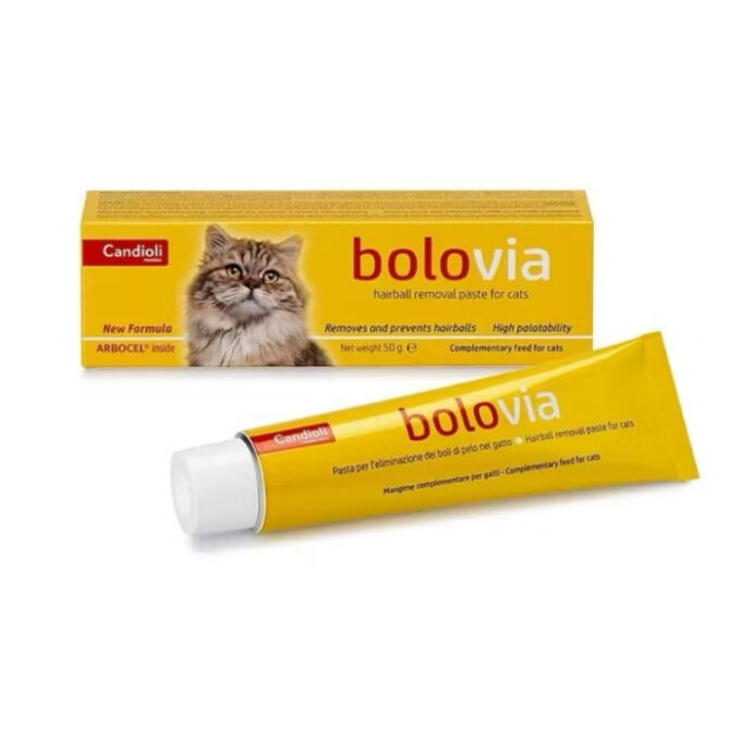 Supliment nutritiv sub forma de pasta palatabila pentru pisici. BOLOVIA pasta 50 gr