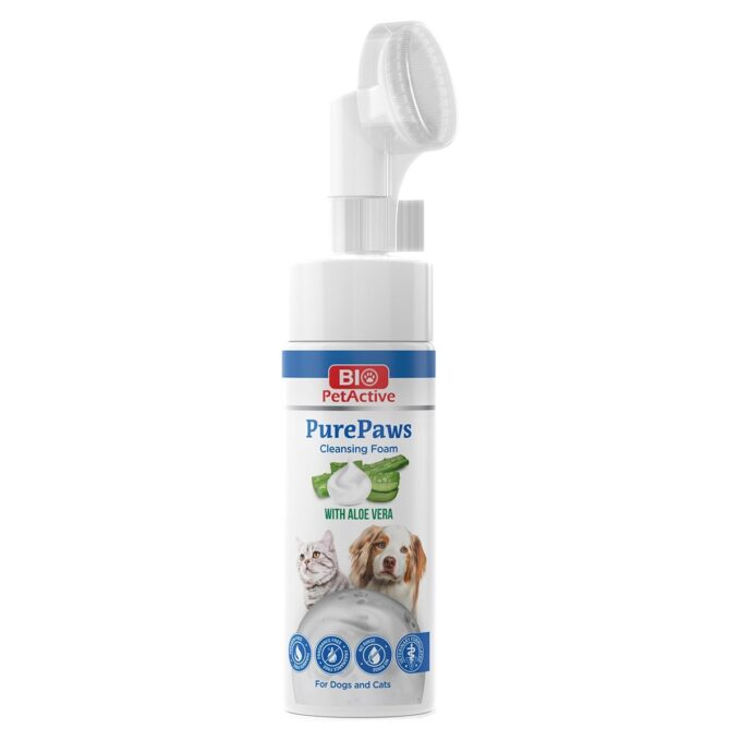 Bio PetActive PurePaws Cleansing Foam Spuma de Curatare, 150 ml