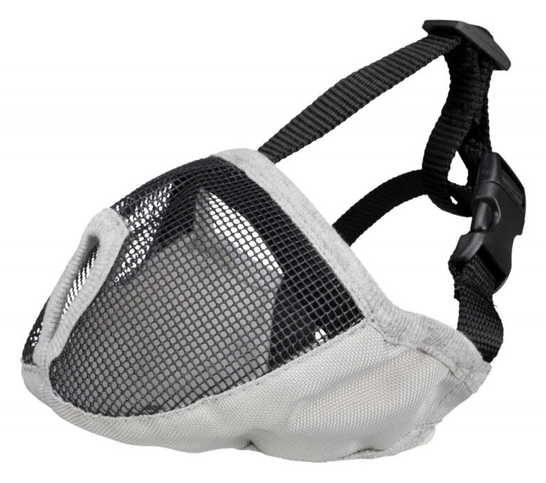 Botniță pentru Câini cu Bot Scurt (Turtit) S-M Gri 40 cm 17627