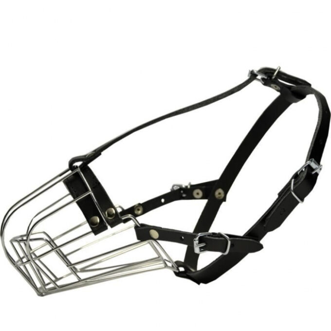 Botnita pentru caini metal MILAN SCHNAUZER 12(L)x9.5(l)x16(h)cm