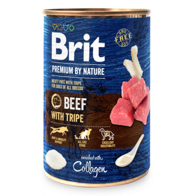 Brit Premium by Nature Beef with Tripes 400 g conserva 1 Brit Premium by Nature Beef with Tripes 400 g conserva