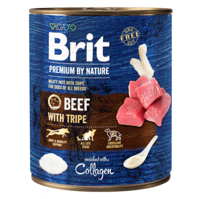 Brit Premium by Nature Beef with Tripes 800 g conserva 1 Brit Premium by Nature Beef with Tripes 800 g conserva