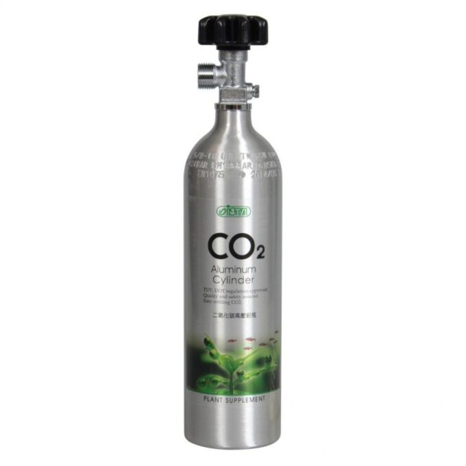 Butelie aluminiu ISTA  CO2 Aluminum Cylinder Face Side 2L (iesire laterala)