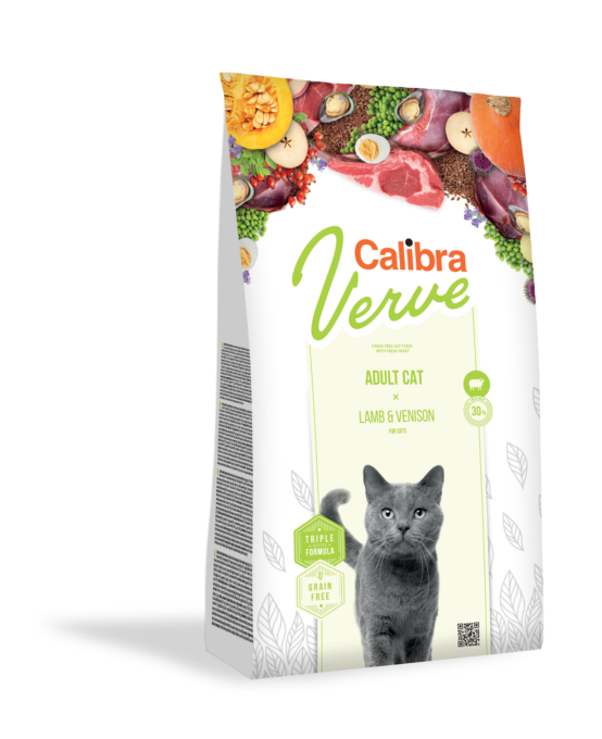 Calibra Cat Verve Grain Free Mature 8+ Lamb & Venison, 3.5 kg