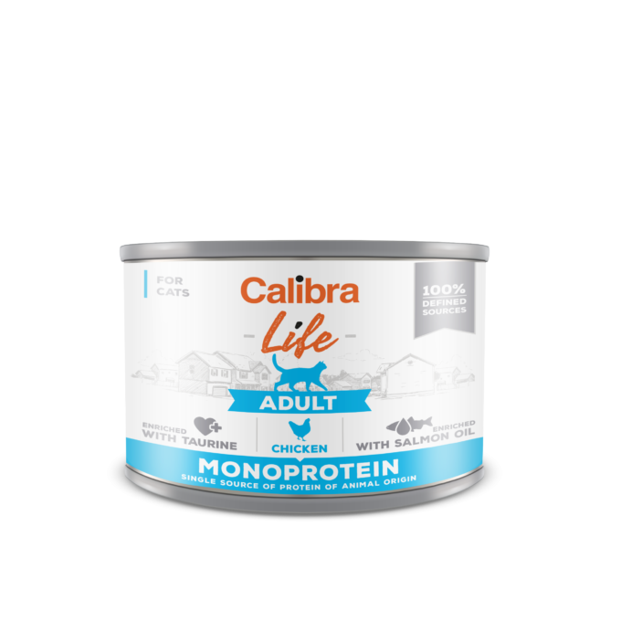 Calibra Cat Life Adult Chicken 200 g, conserva