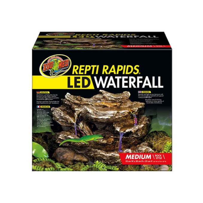 Cascada naturala Zoo Med ReptiRapids LED Waterfall (Medium Rock)