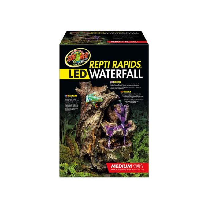 Cascada naturala Zoo Med ReptiRapids LED Waterfall (Medium Wood)