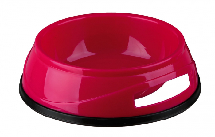 Castron Plastic cu Greutate Antiderapant 0.75 l 16 cm 1 Castron Plastic cu Greutate Antiderapant 0.75 l 16 cm
