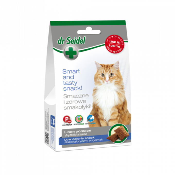 Snack LOW CALORRIE, Dr. Seidel, pentru pisici, 50 g