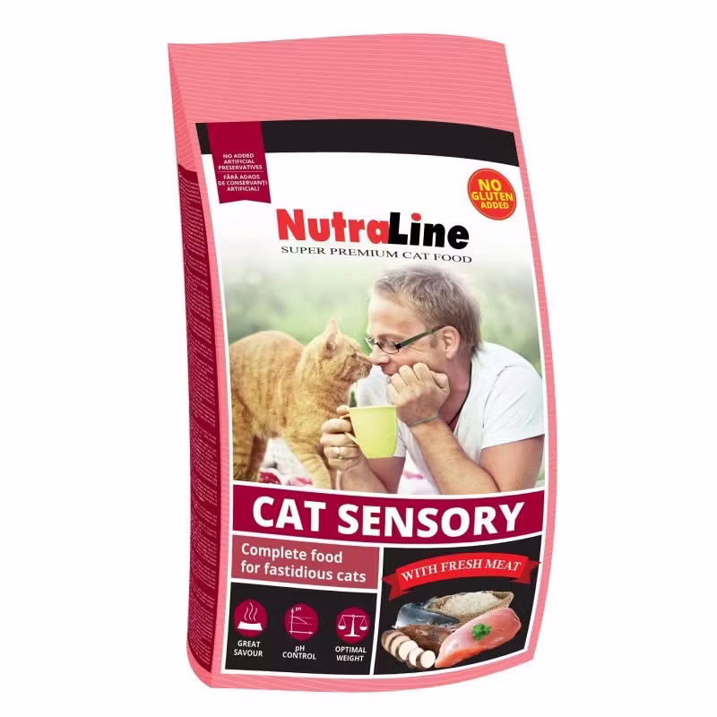Hrana uscata pisici, Nutraline Sensory, 10 kg