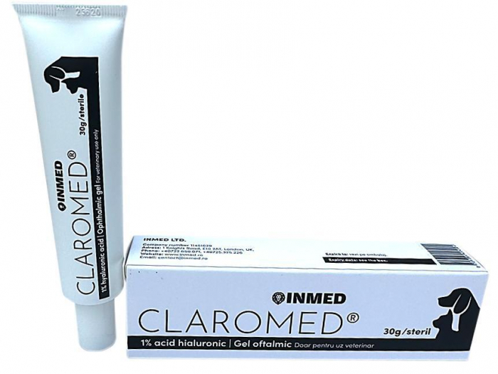 CLAROMED - GEL OFTALMIC CU ACID HIALURONIC, 30 g