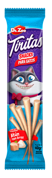 Dr Zoo Tiritas, recompense pisici, Ton si Orez, 40 g