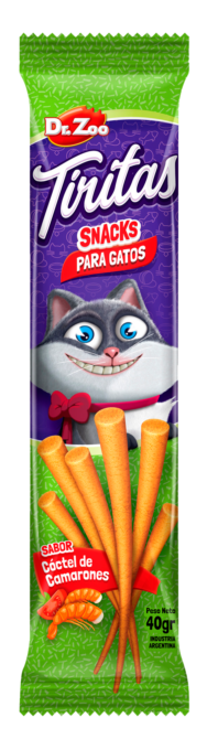 Dr Zoo Tiritas, recompense pisici, Cocktail Creveti, 40 g