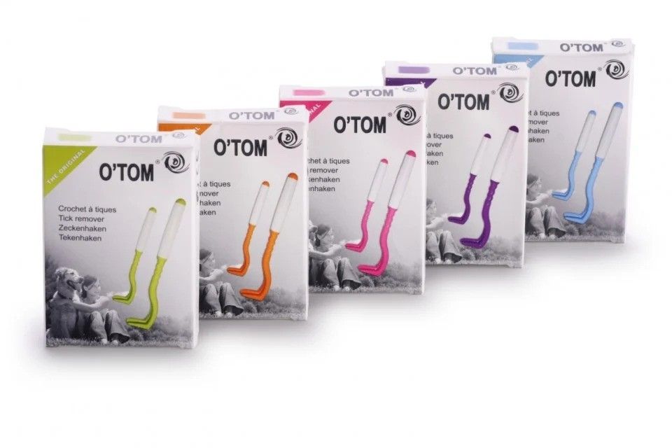 Penseta silicon extras capuse, O'Tom Tick Twister Silicon, set 2 buc