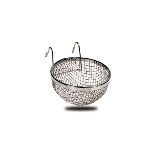 Cuib metalic mic, pentru pasari, Flamingo, 9 cm